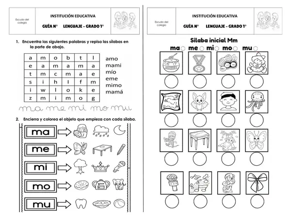 Identificando el fonema "M-m"