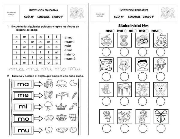 Identificando el fonema "M-m"