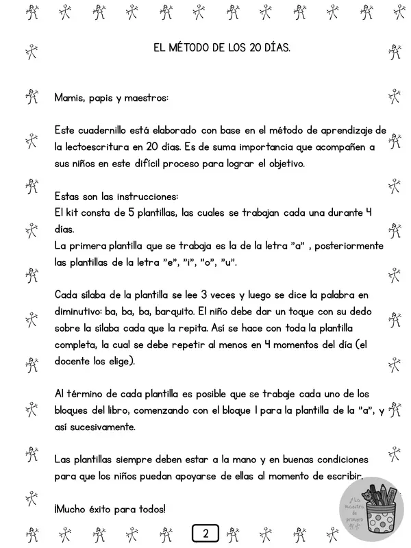 Cuadernillo de lectoescritura