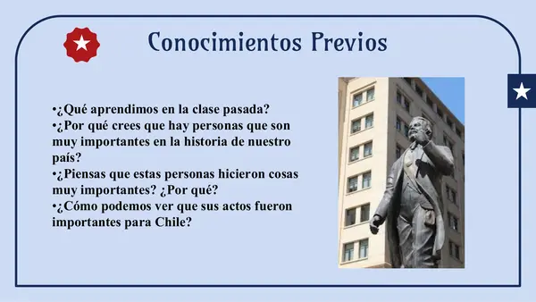 1ro básico - Los personajes importantes de la historia de Chile
