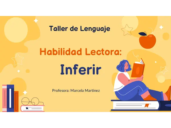 Clase: Habilidad lectora: Inferir