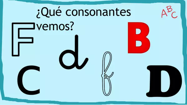 Consonantes B-C-D-F