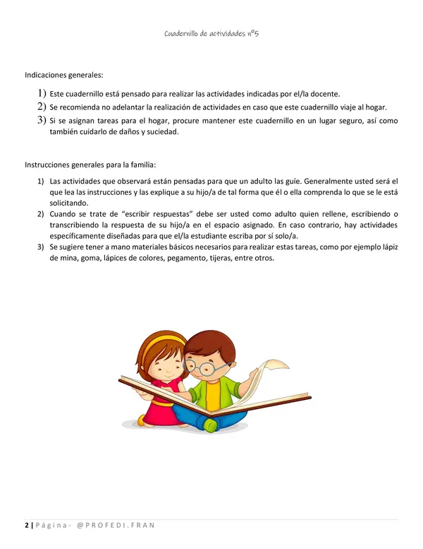 Cuadernillo de actividades KINDER | n°5 