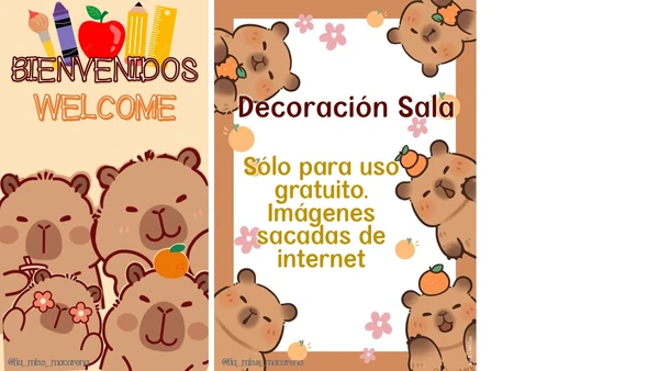 Banner Bienvenidos - Capibara