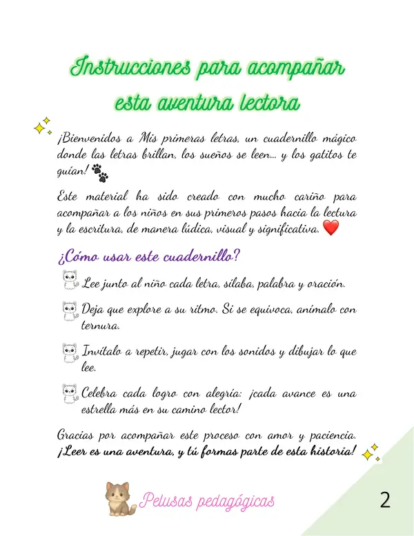 CUADERNILLO LETRAS "M, P, L, S, D, N, F, Y T"