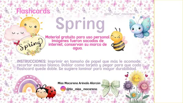 Spring Flashcards