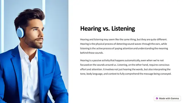 Diferencias entre el "hear" y el "listen"