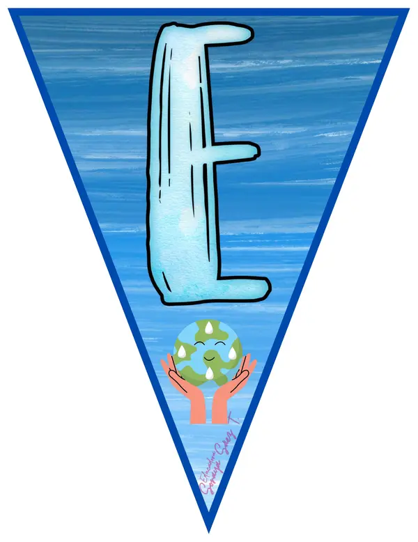 Banderín Día del Agua