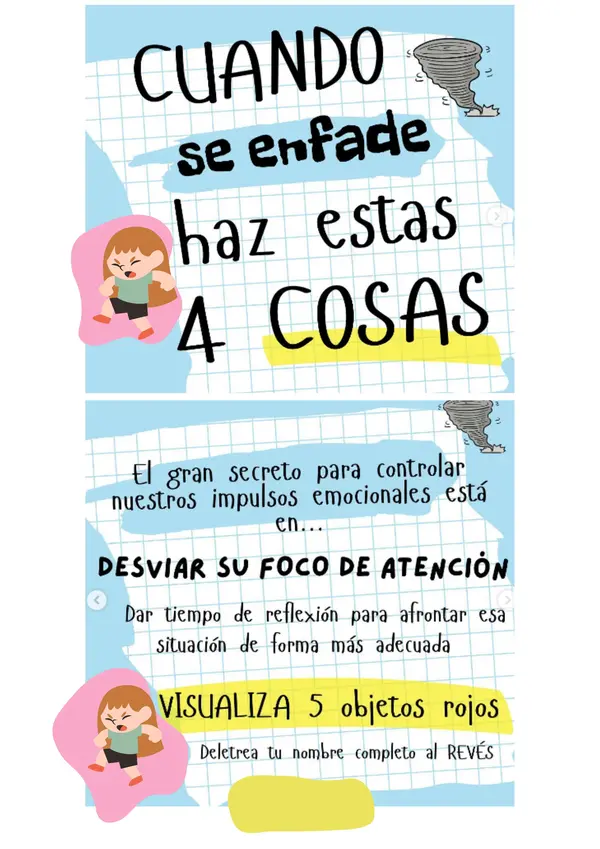 Regulación emocional – Manejo del enojo