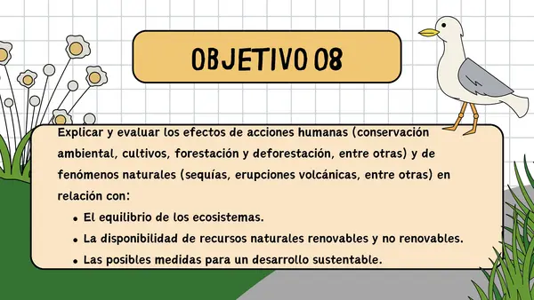 Unidad 4: Impacto en ecosistema y sustentabilidad 1°Medio 