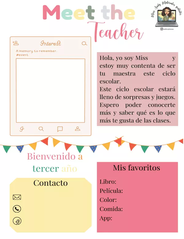 "Meet the teacher" (Español)