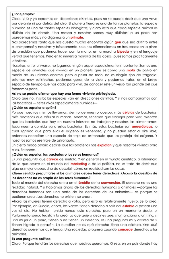 Guía de trabajo - Entrevistas reflexión y análisis - 8° 