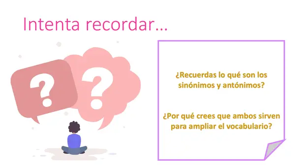 Sinónimos y Antónimos 