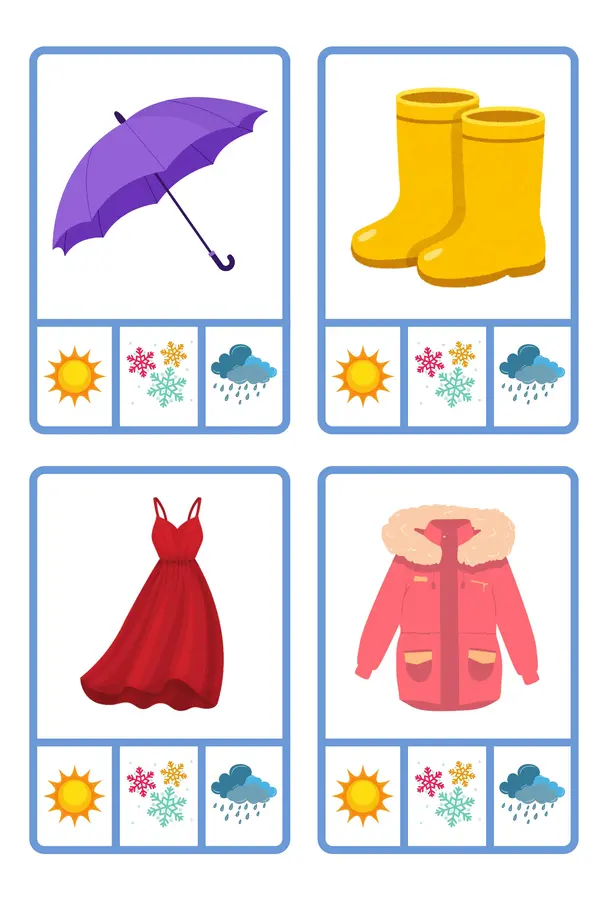 Ropa y estaciones del año