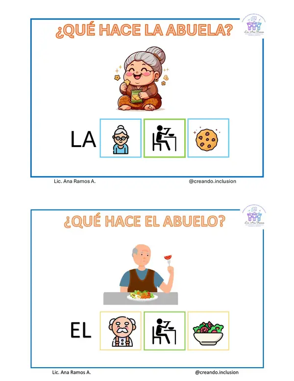 Morfosintáctico - vocabulario de aseo