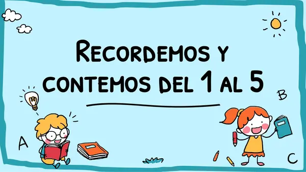 Conteo del 1 al 5