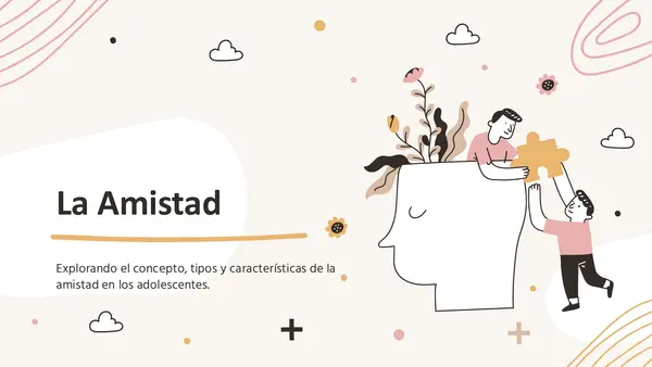 La Amistad y sus características - 7mo básico - PPT