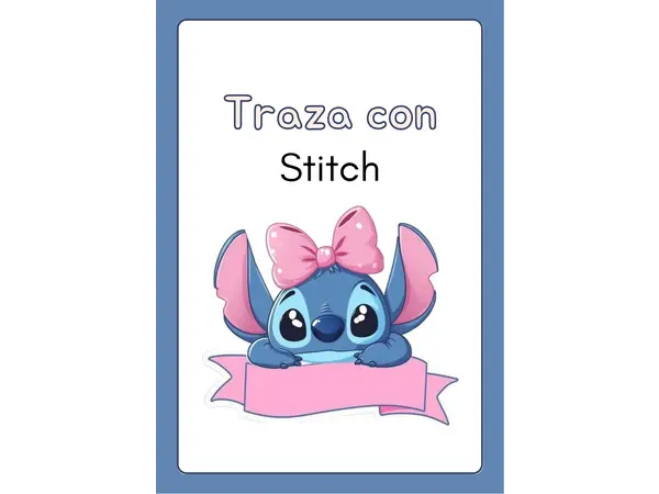  ¡Traza con Stitch!
