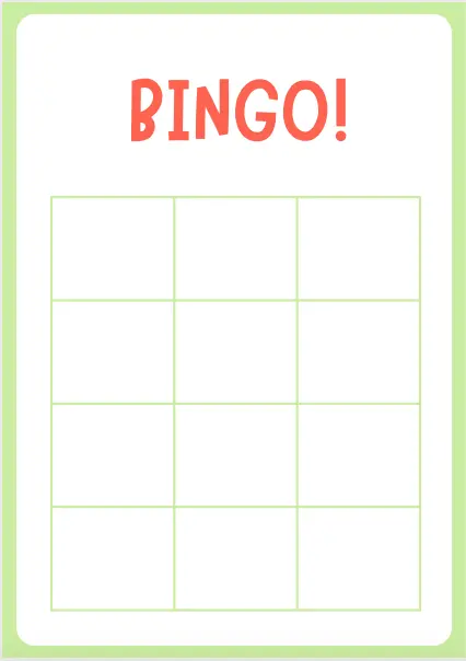 Plantilla bingo