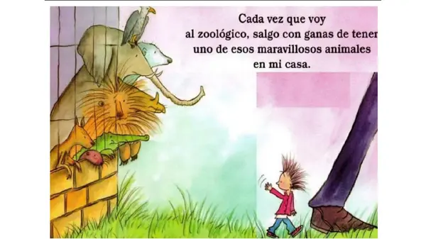 Cuento "Un zoológico en casa"