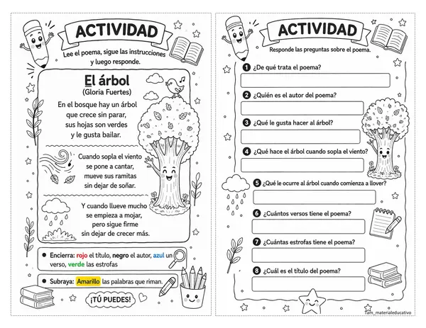 Textos literarios 2° básico