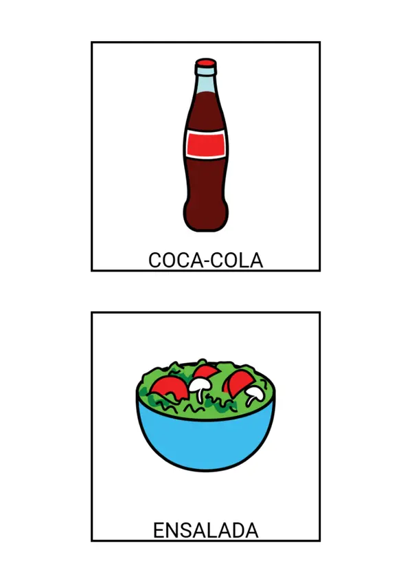 Pictogramas de Alimentación – Recursos visuales inclusivos
