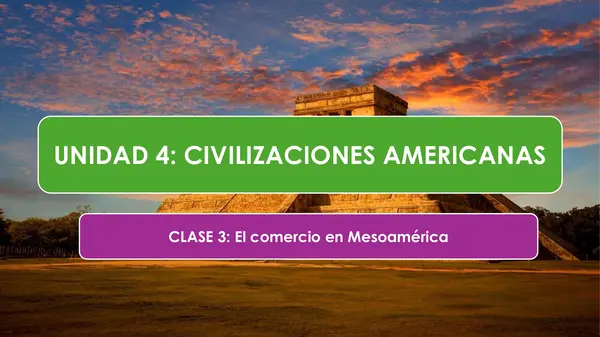Comercio Maya y Azteca