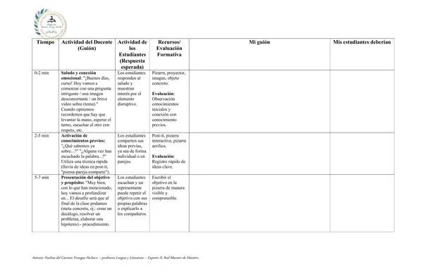 GUÍA DEFINITIVA: ESTRUCTURA COMPLETA Y TIPS PARA CLASE FILMADA (EVALUACIÓN DOCENTE)