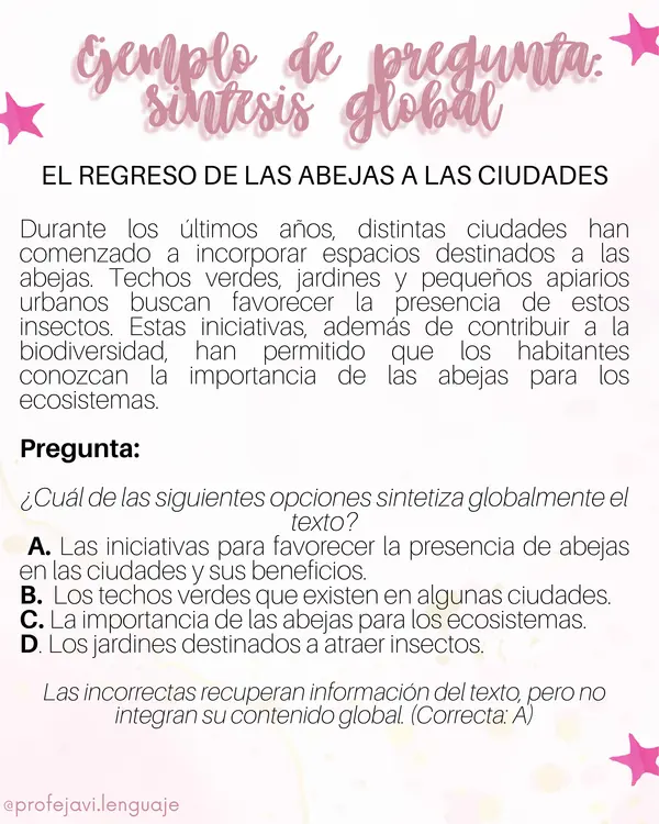 SINTETIZAR EN CONTEXTO PAES COMPETENCIA LECTORA 