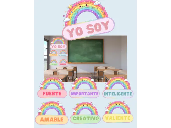Yo soy... Poster recortable Sala de Clases