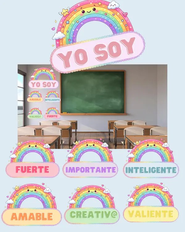 Yo soy... Poster recortable Sala de Clases