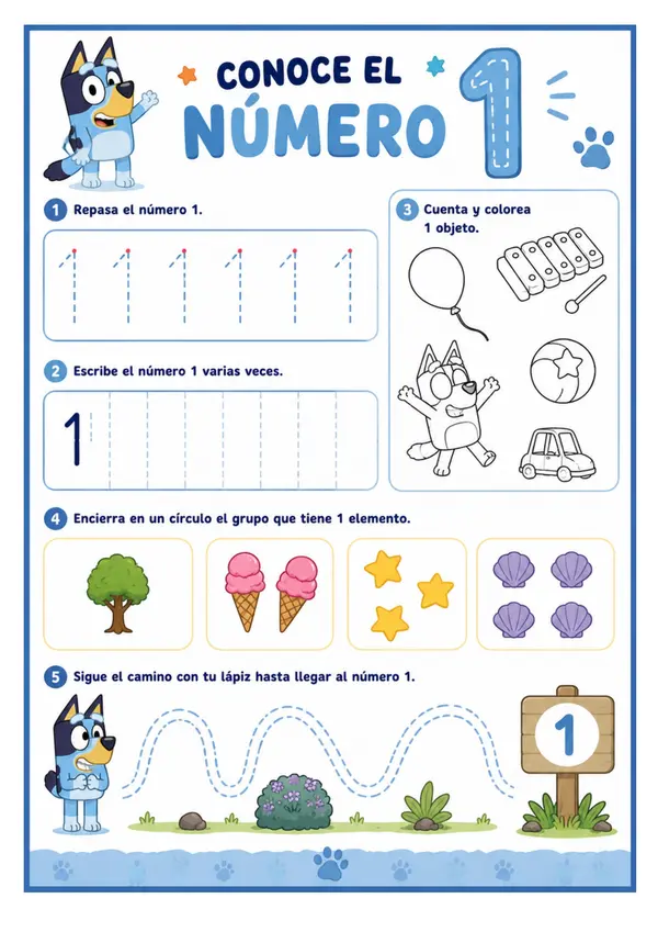 Números del 1 al 20 