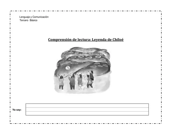 Comprensión lectora Leyenda 3° básico.