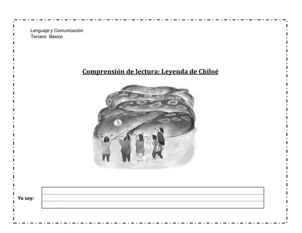 Comprensión lectora Leyenda 3° básico.