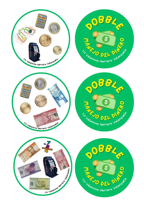 Dobble manejo del dinero