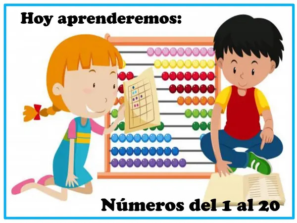 apoyo o reforzamiento numero del 1 al 20