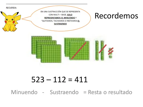 Sustracciones con reagrupacion