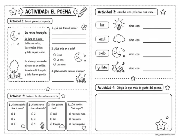 Textos literarios 2° básico