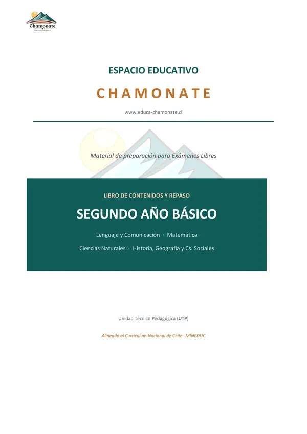  Material de preparación para Exámenes Libres 2º Básico