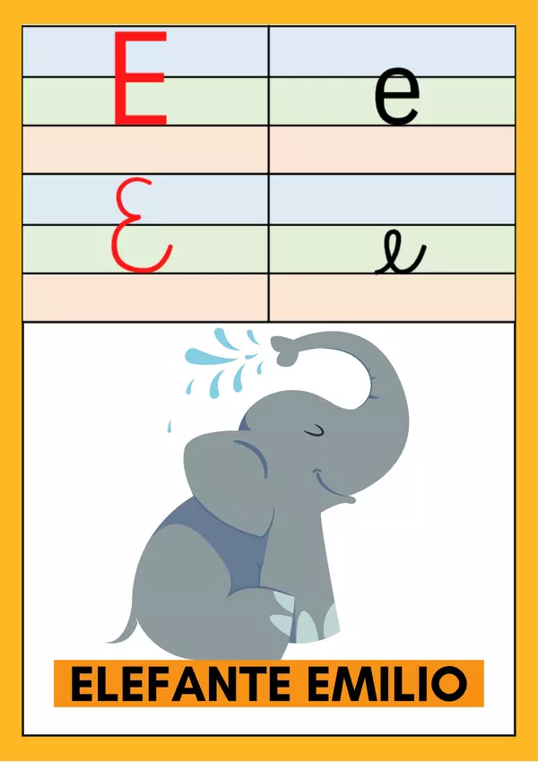 Abecedario de animales y sus nombres