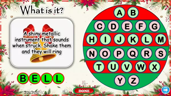 Game: Christmas Riddles (A to Z)