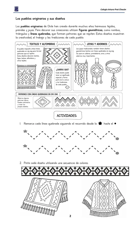 Lineas quebradas segundo bassico artes