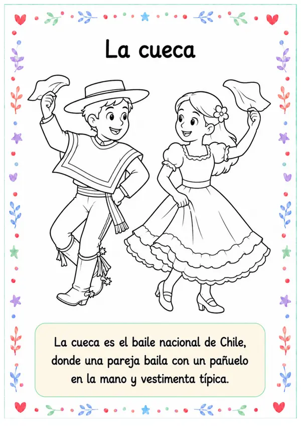 Cuadernillo para Colorear  - Fiestas Patrias