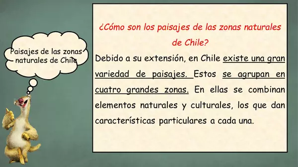 "PPT zonas naturales de Chile"