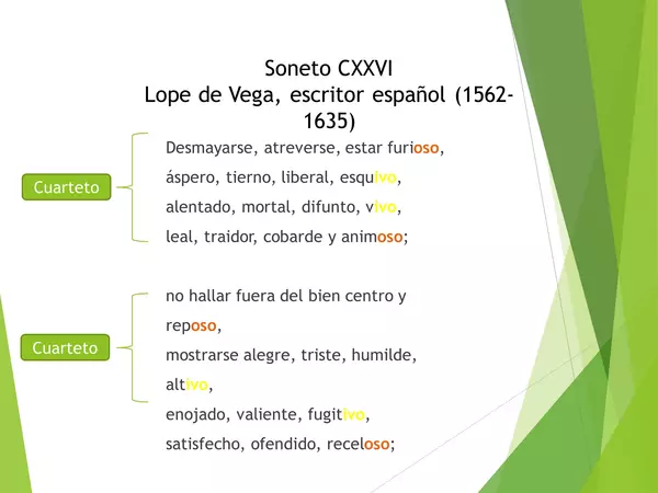 Presentacion Lope de Vega y Alonso de Ercilla, lenguaje , Octavo