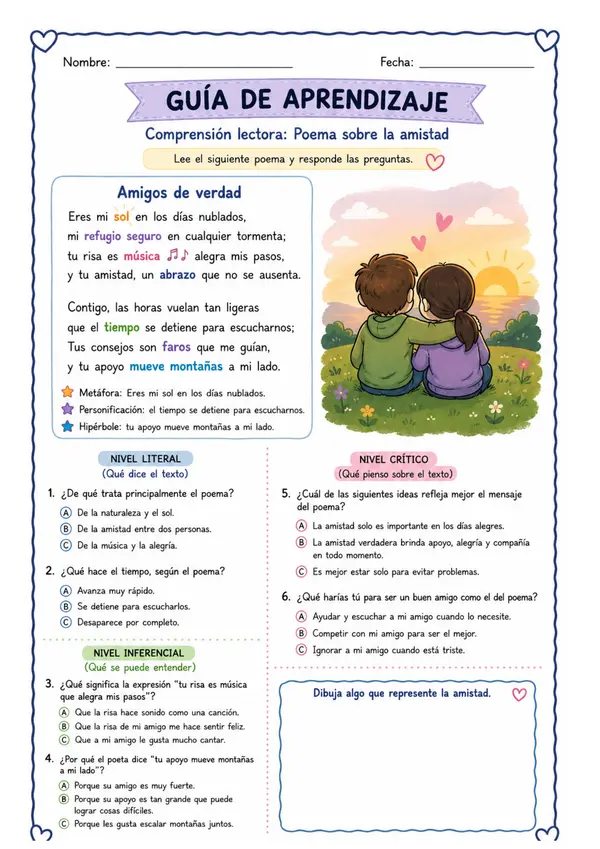 Pack de recursos: El poema 