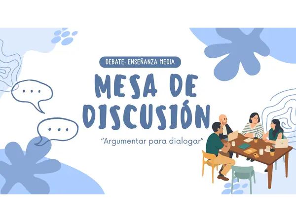 PPT: Mesa de discusión | Estrategia para desarrollar la argumentación oral