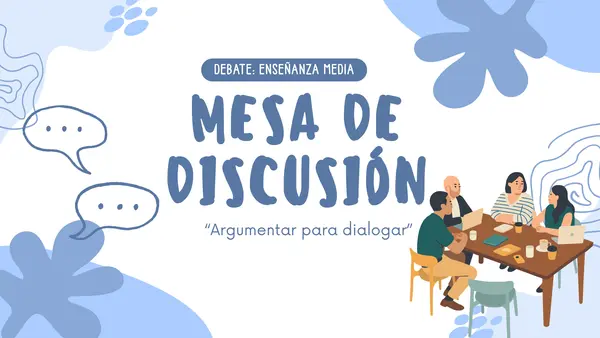 PPT: Mesa de discusión | Estrategia para desarrollar la argumentación oral