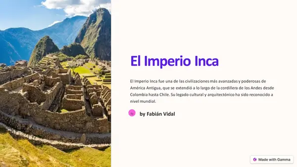 El imperio Inca
