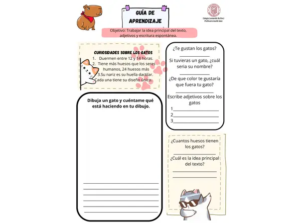 Actividad de comprensión lectora 